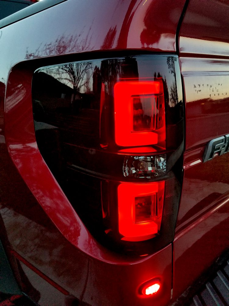 2009-2014 Ford F-150 & Raptor Red/Smoked Full LED Tail Lights - Fits a–