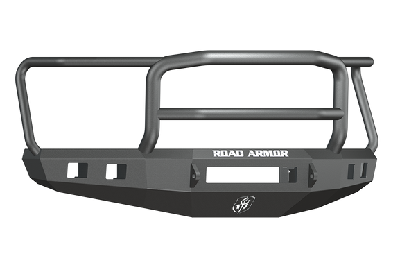 Road Armor 2015-2017 F150 Black Stealth Bumper with Lonestar Guard - 615R5B-NW