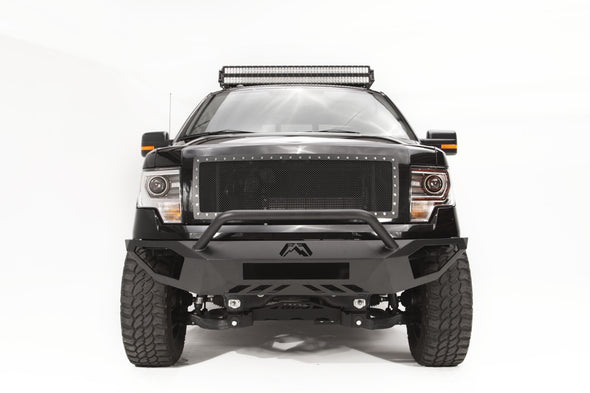 Fab Fours Vengeance Series Pre-Runner Front Bumper WITH GUARD in Black Powder Coat - FF09-D1952-1