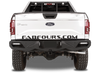 Fab Fours Vengeance Series Rear Sensor Bumper in Black Powder Coat - FF09-E1751-1
