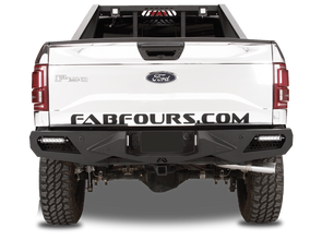 Fab Fours Vengeance Series Rear Sensor Bumper in Black Powder Coat - FF09-E1751-1