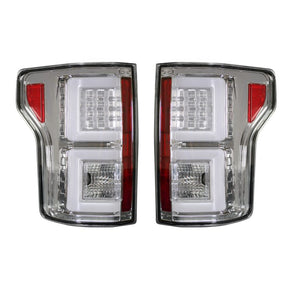 Recon F-150 LED Tail Light Assembly (Clear) - 264268CL